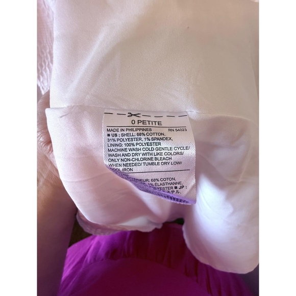 Banana Republic Dress Womens Small Petite White Sleeveless Textured Chic Summer - Picture 4 of 4